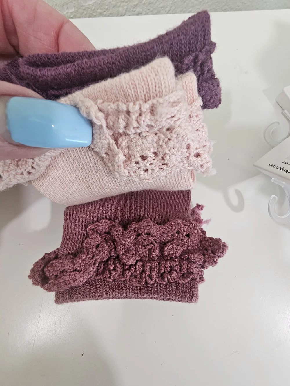 Kids Ruffle Midi Socks - (0-6M) 6 Packs Of 3 Each, Brand New